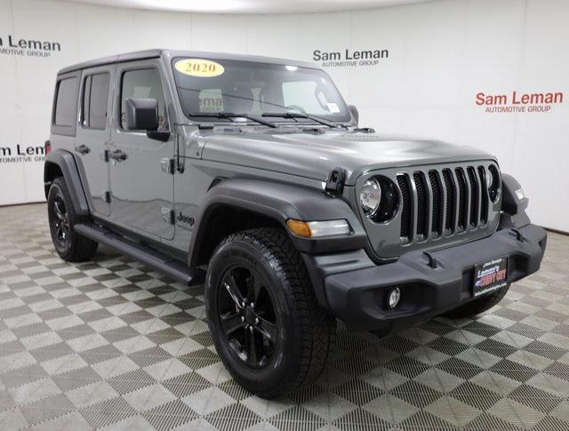 used 2020 Jeep Wrangler Unlimited car, priced at $25,495