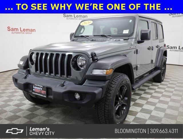 used 2020 Jeep Wrangler Unlimited car, priced at $25,495