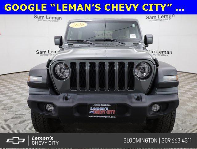 used 2020 Jeep Wrangler Unlimited car, priced at $25,495