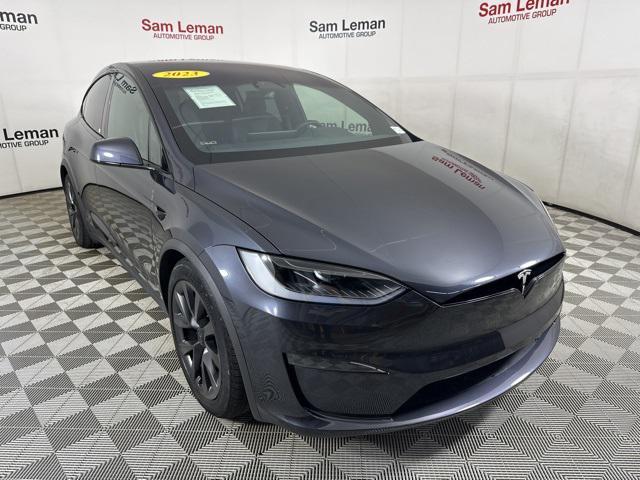 used 2023 Tesla Model X car, priced at $58,990