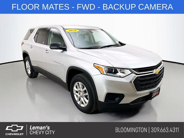 used 2021 Chevrolet Traverse car, priced at $24,495