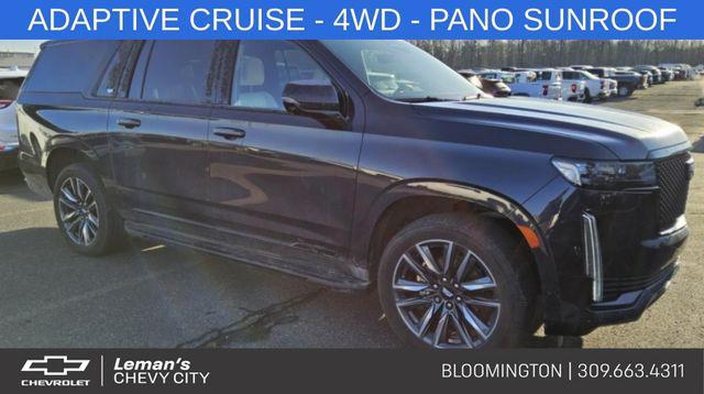 used 2023 Cadillac Escalade ESV car, priced at $71,495