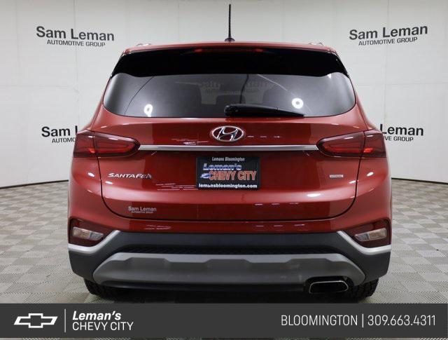 used 2019 Hyundai Santa Fe car, priced at $13,495