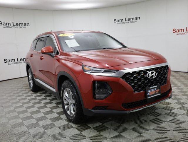 used 2019 Hyundai Santa Fe car, priced at $13,495