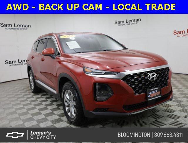 used 2019 Hyundai Santa Fe car, priced at $13,495