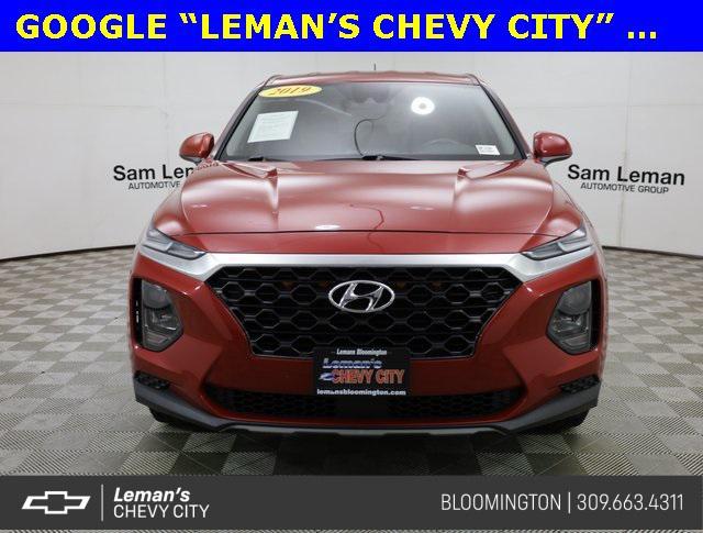 used 2019 Hyundai Santa Fe car, priced at $13,495