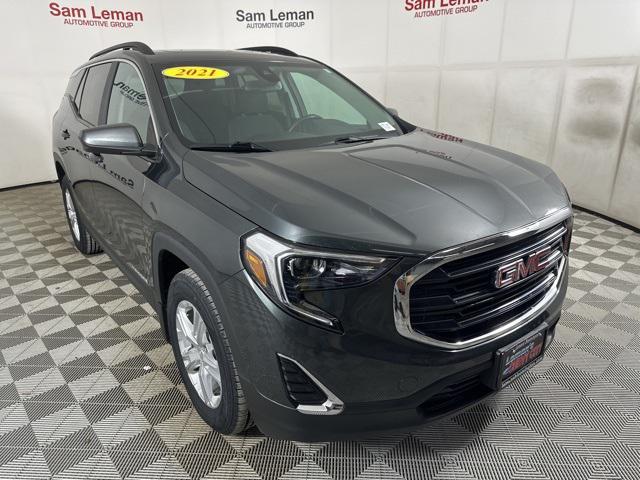 used 2021 GMC Terrain car, priced at $20,990