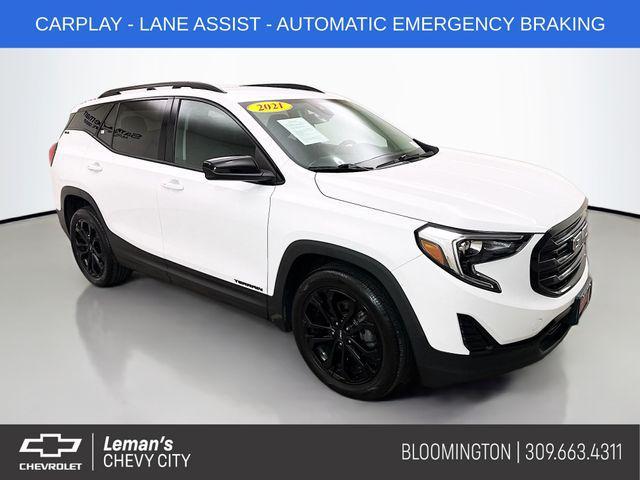 used 2021 GMC Terrain car, priced at $13,995