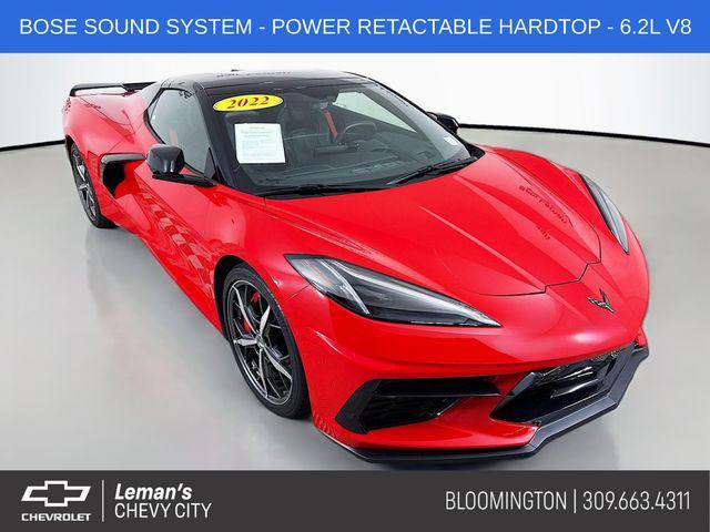 used 2022 Chevrolet Corvette car, priced at $74,495