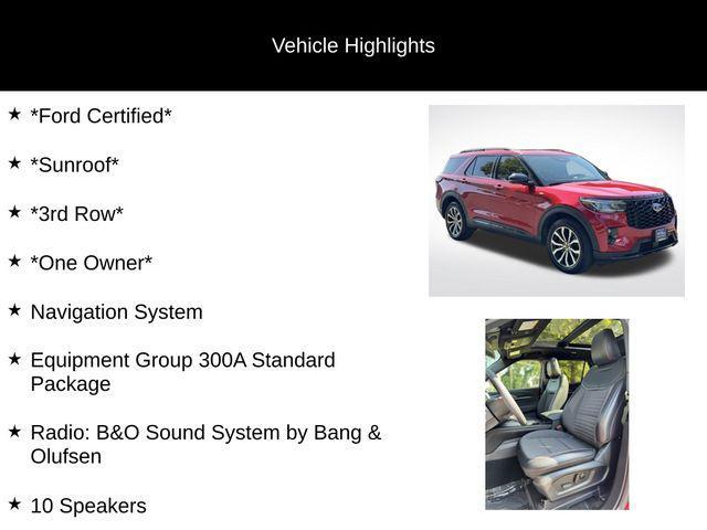 used 2025 Ford Explorer car, priced at $45,000