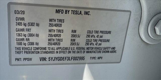 used 2020 Tesla Model Y car, priced at $24,949