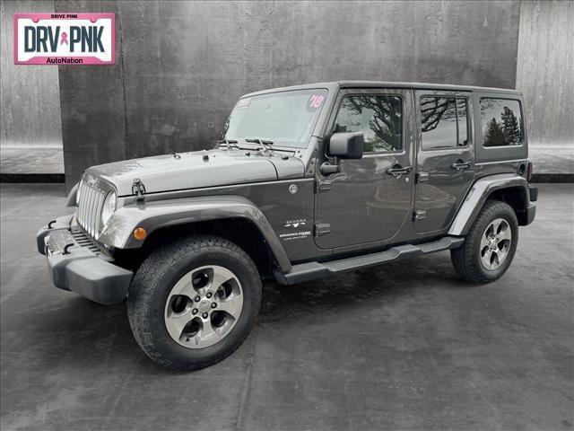 used 2018 Jeep Wrangler JK Unlimited car, priced at $27,798