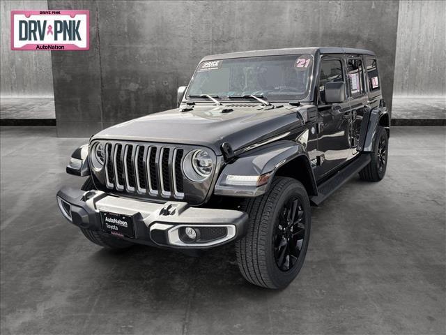 used 2021 Jeep Wrangler Unlimited 4xe car, priced at $38,798