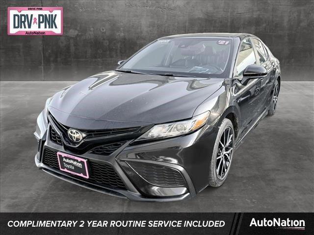 used 2021 Toyota Camry car, priced at $24,098