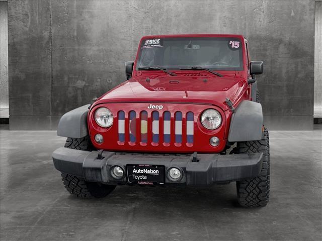 used 2015 Jeep Wrangler Unlimited car, priced at $21,798