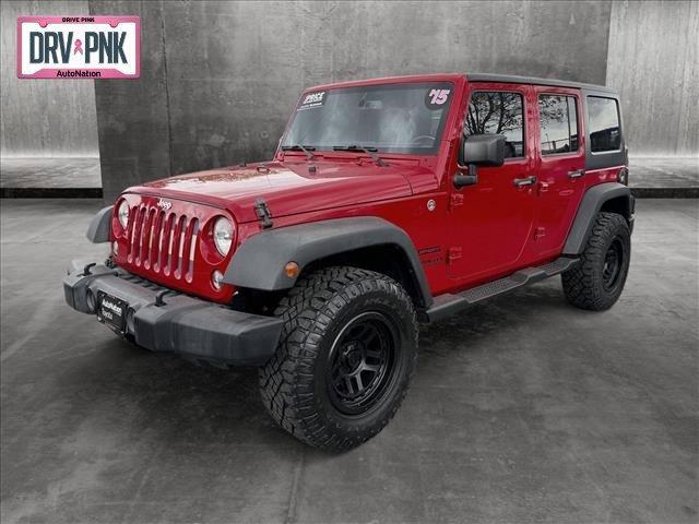 used 2015 Jeep Wrangler Unlimited car, priced at $23,798