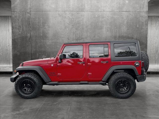 used 2015 Jeep Wrangler Unlimited car, priced at $21,798