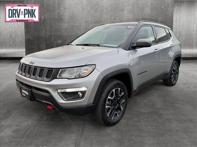 used 2021 Jeep Compass car, priced at $20,498