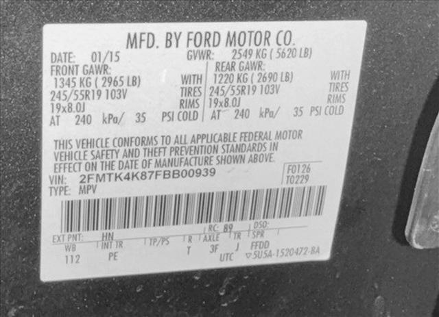 used 2015 Ford Edge car, priced at $13,998