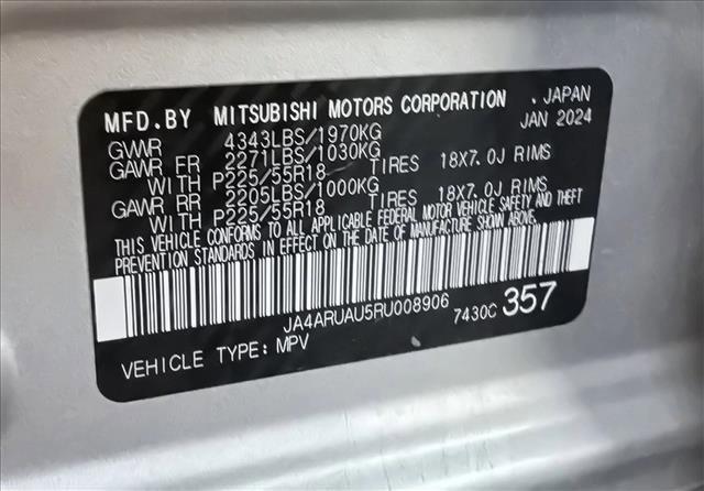 used 2024 Mitsubishi Outlander Sport car, priced at $17,998