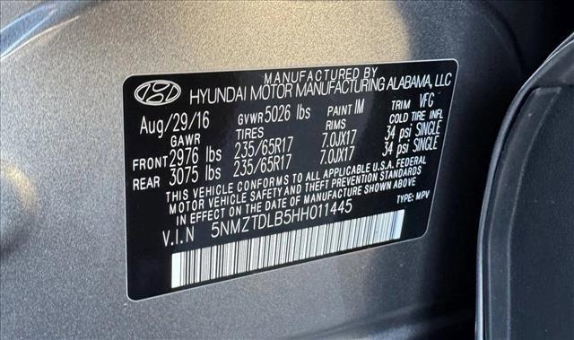 used 2017 Hyundai Santa Fe Sport car, priced at $9,998