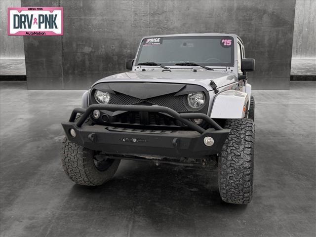 used 2015 Jeep Wrangler Unlimited car, priced at $22,398