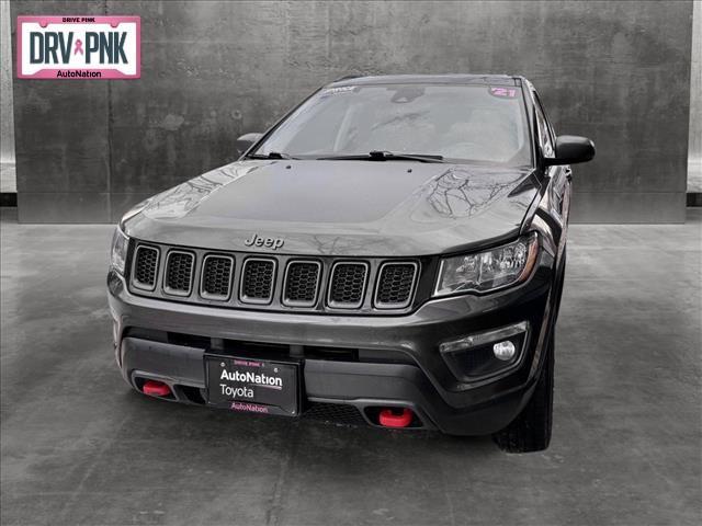 used 2021 Jeep Compass car, priced at $23,511