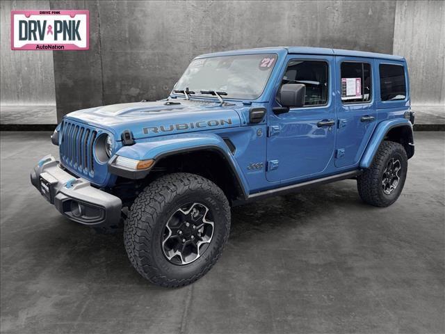 used 2021 Jeep Wrangler Unlimited 4xe car, priced at $40,798