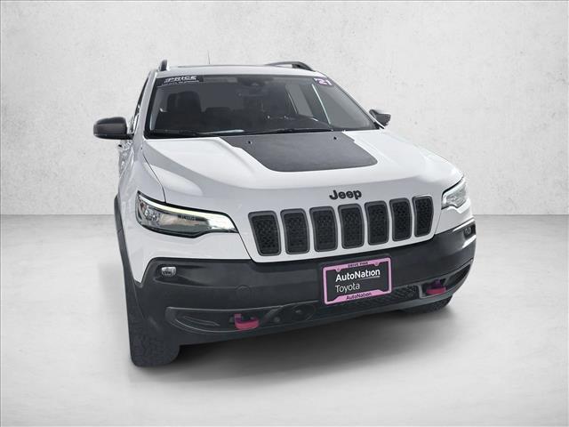 used 2021 Jeep Cherokee car, priced at $23,798