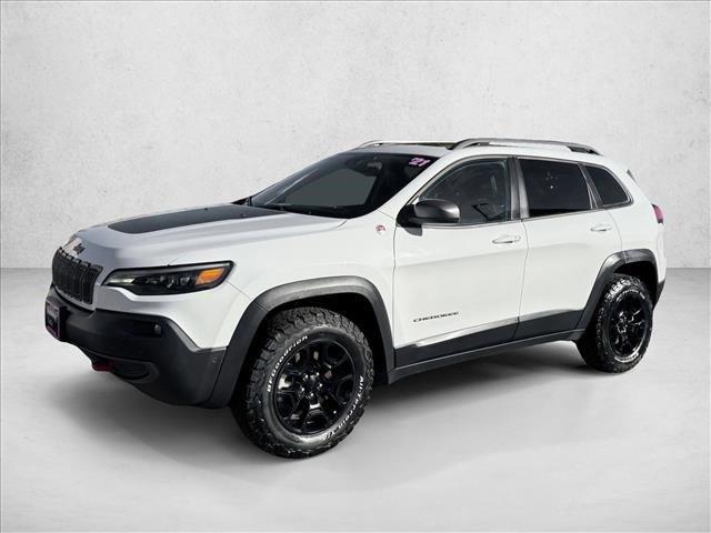 used 2021 Jeep Cherokee car, priced at $23,798