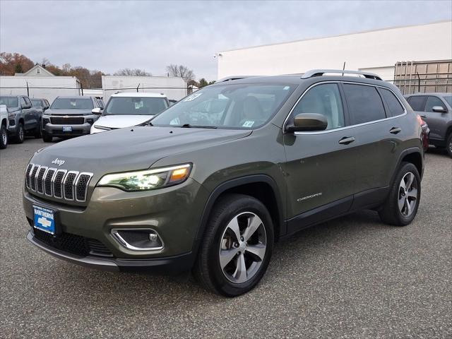 used 2021 Jeep Cherokee car, priced at $22,555