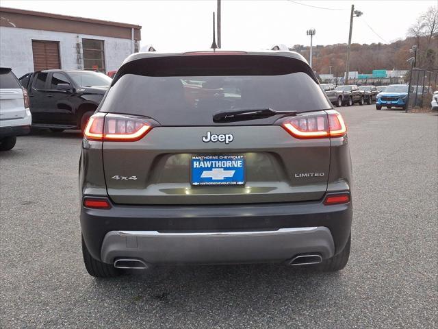 used 2021 Jeep Cherokee car, priced at $22,555