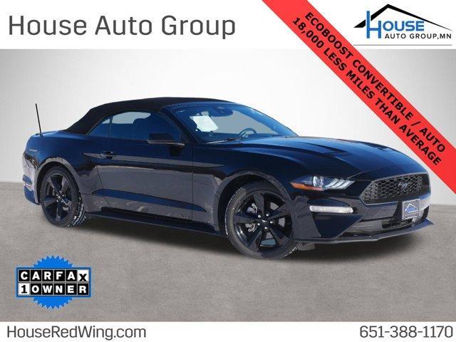 used 2021 Ford Mustang car, priced at $25,287