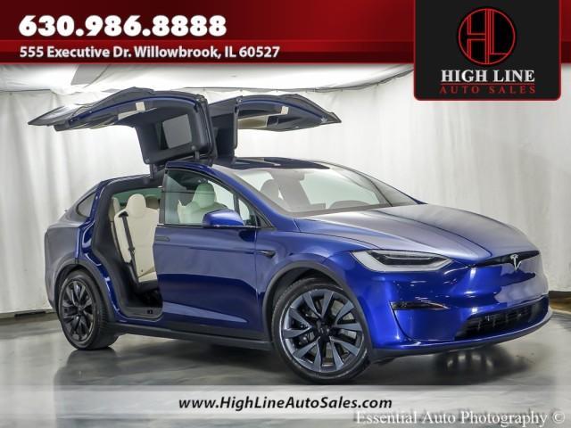 used 2022 Tesla Model X car, priced at $54,995