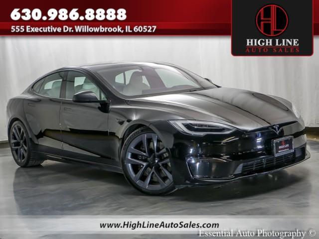 used 2021 Tesla Model S car, priced at $55,995
