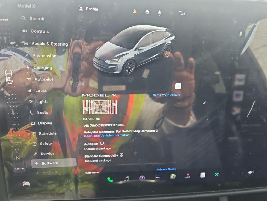 used 2023 Tesla Model X car, priced at $65,995