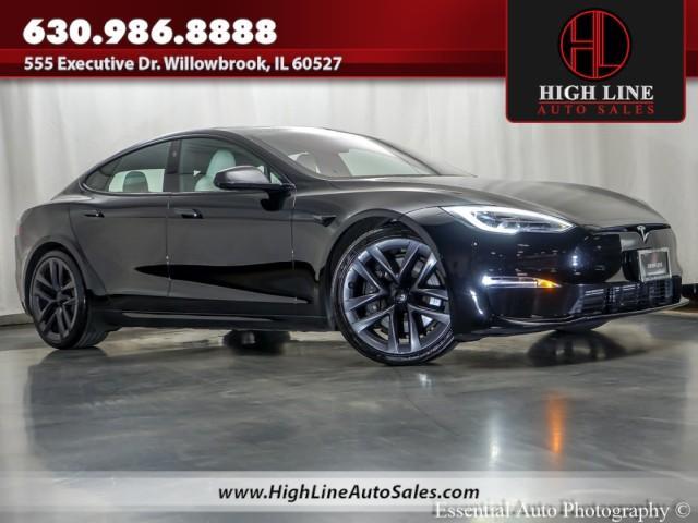 used 2021 Tesla Model S car, priced at $39,775