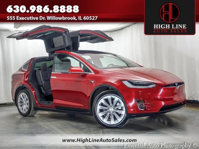 used 2020 Tesla Model X car, priced at $42,995