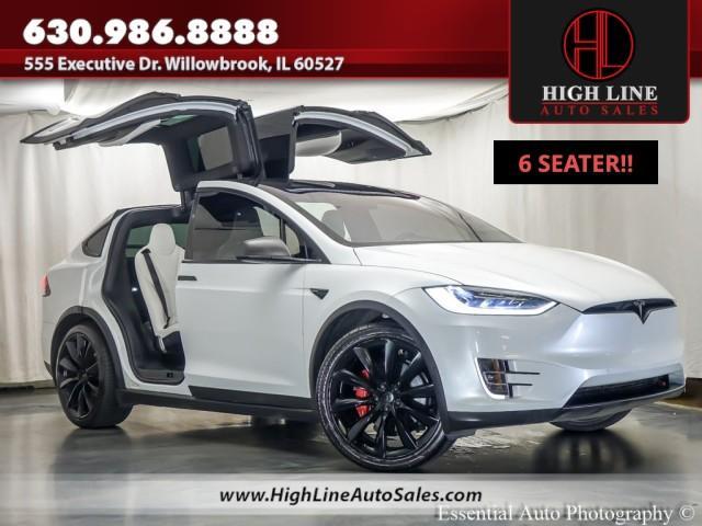 used 2018 Tesla Model X car, priced at $27,995