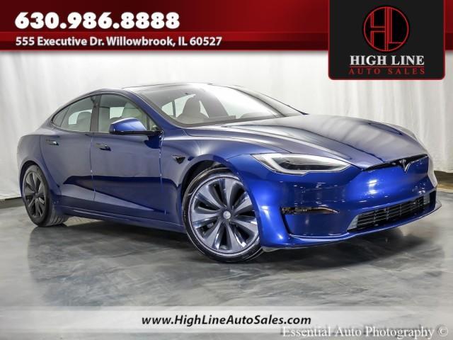 used 2021 Tesla Model S car, priced at $65,995