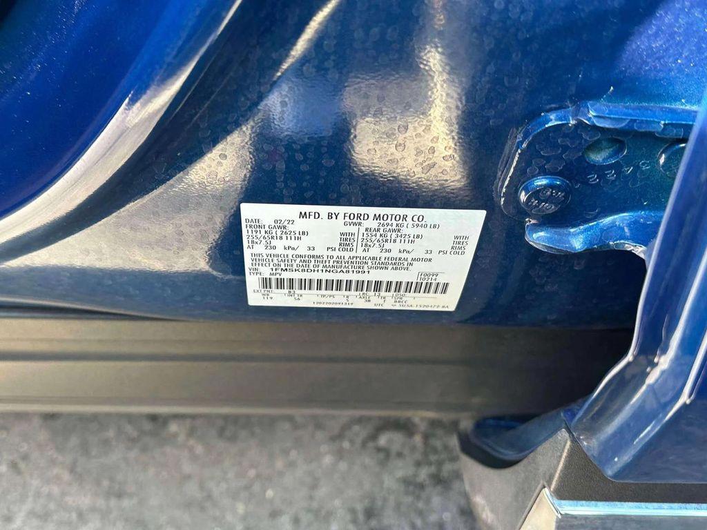 used 2022 Ford Explorer car, priced at $26,417