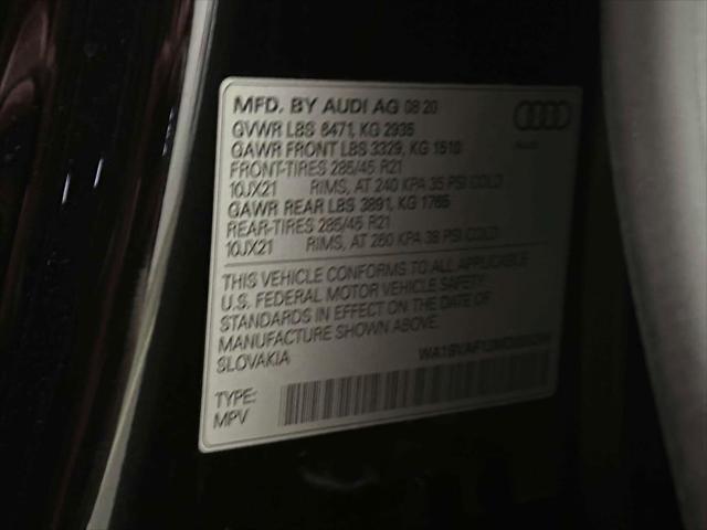 used 2021 Audi Q8 car, priced at $42,995