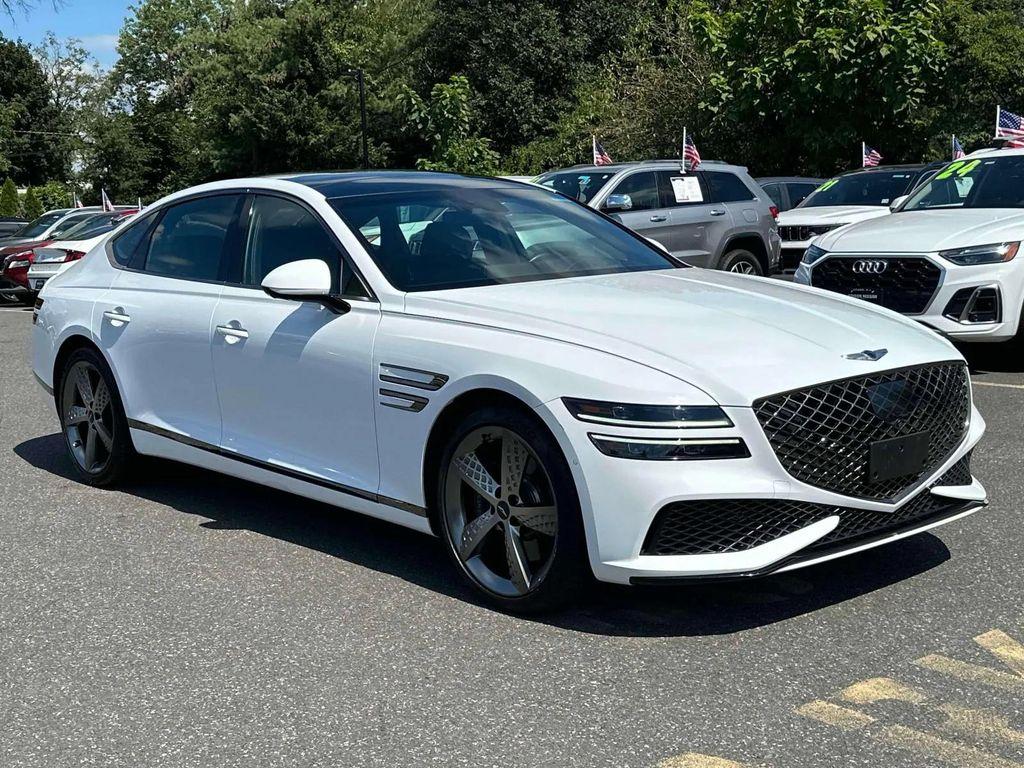 used 2023 Genesis G80 car, priced at $45,999