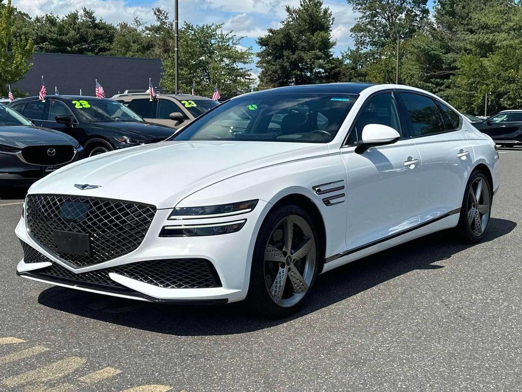 used 2023 Genesis G80 car, priced at $45,999