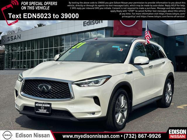 used 2021 INFINITI QX50 car, priced at $23,995