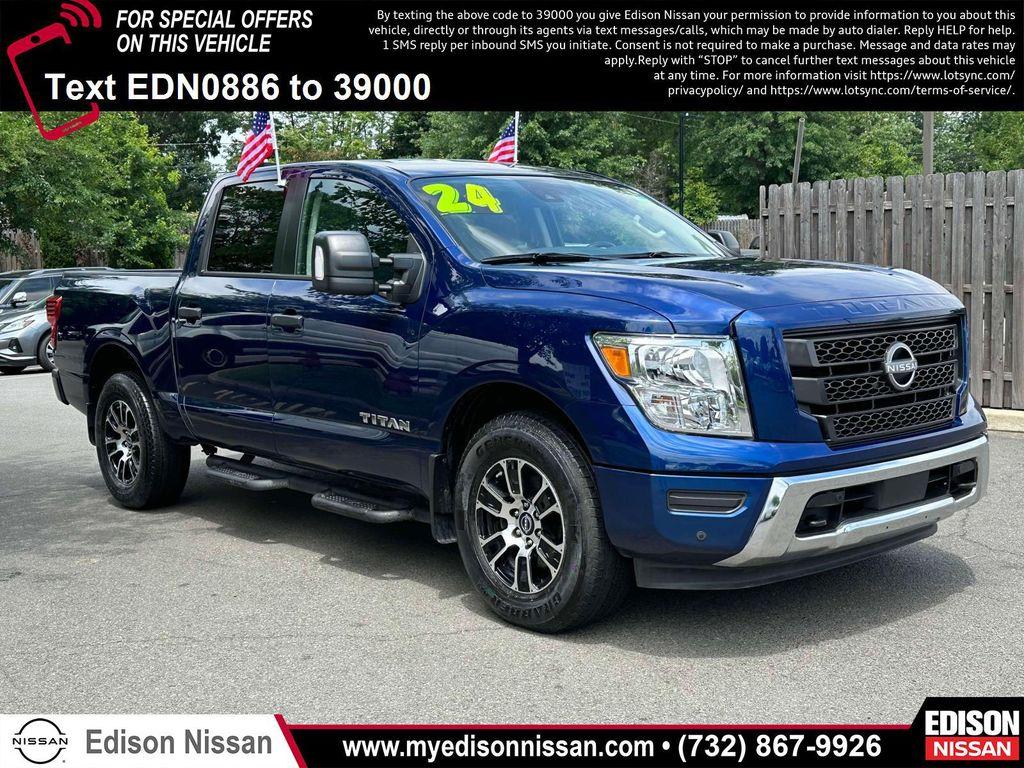 used 2024 Nissan Titan car, priced at $28,495