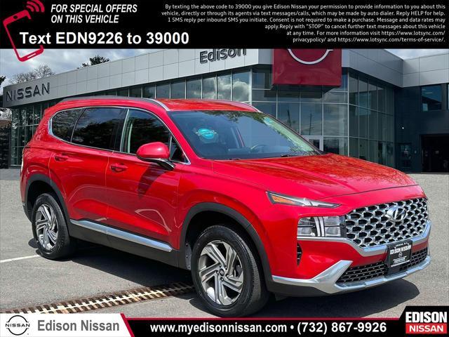 used 2021 Hyundai Santa Fe car, priced at $20,999