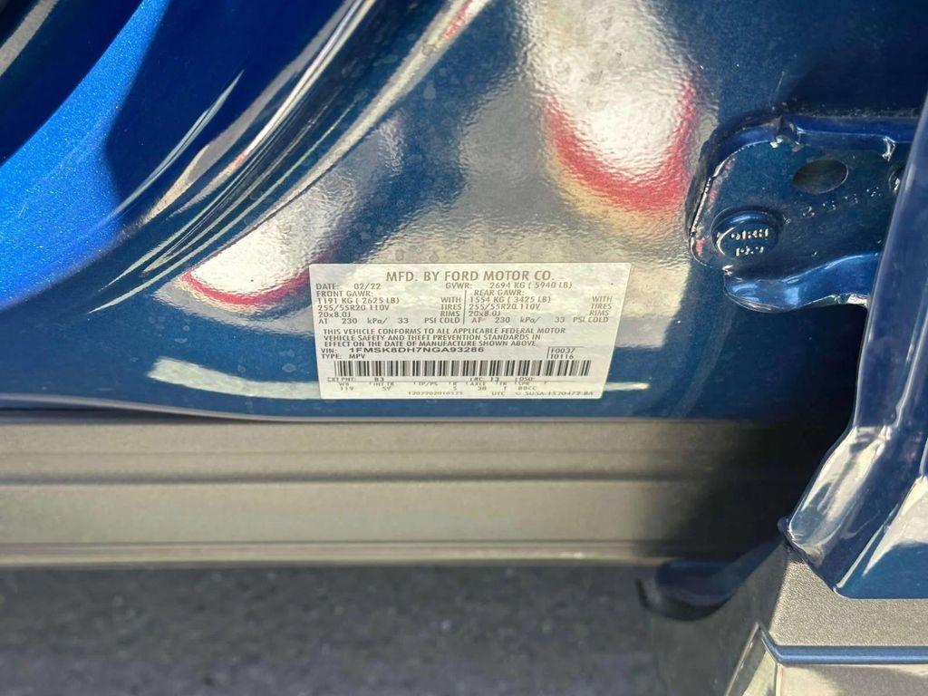 used 2022 Ford Explorer car, priced at $32,999