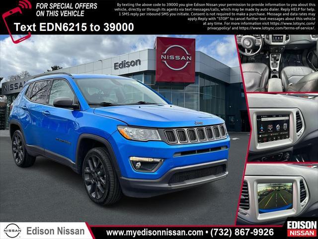 used 2021 Jeep Compass car, priced at $17,995