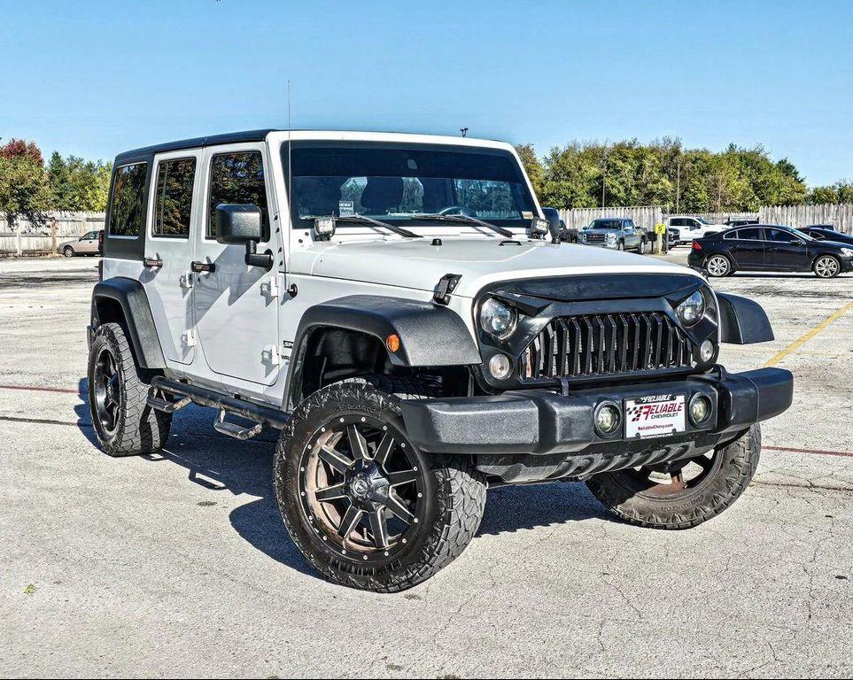 used 2017 Jeep Wrangler Unlimited car, priced at $14,996